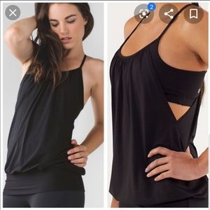 Lululemon tank with built in bra